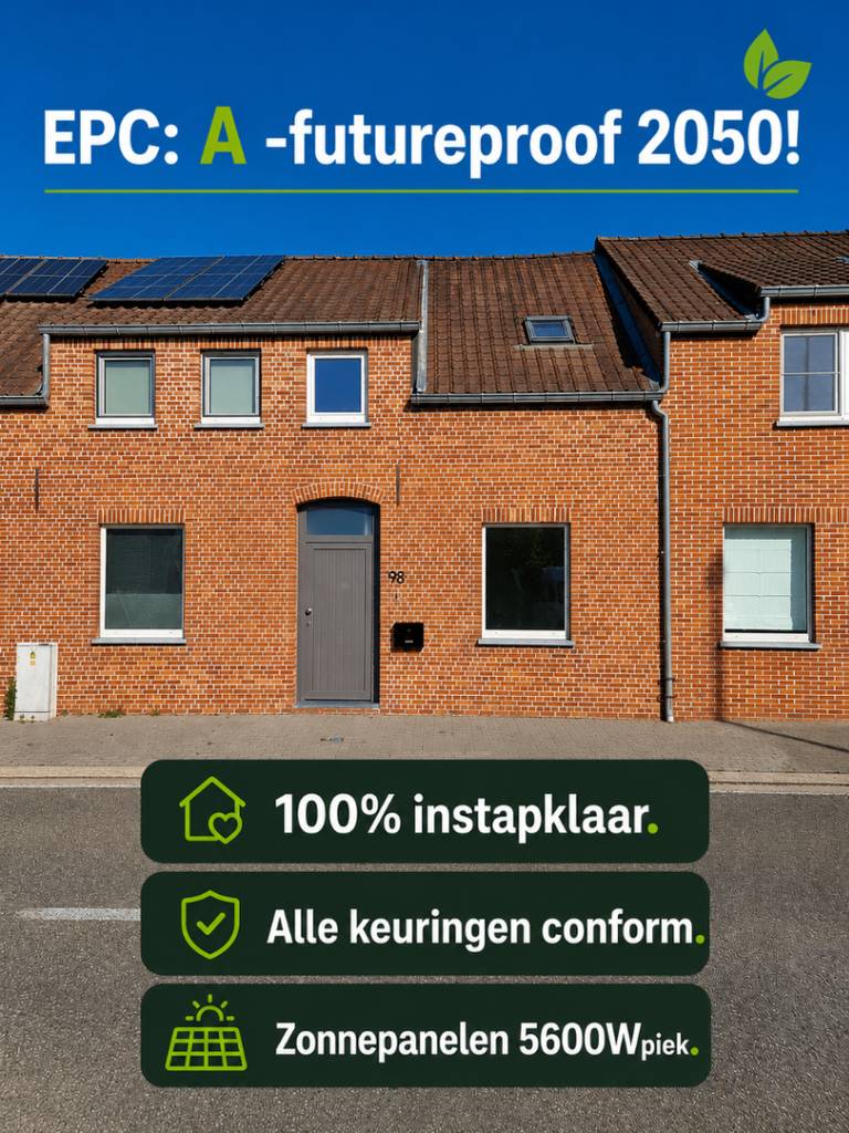 Huis te koop in Lummen met 2 slaapkamers